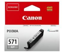Canon Original 0389C001 / CLI-571GY, für Pixma TS 8051 Premium Drucker-Patrone, Grau, 7 ml