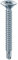 Mustad: 500 viti Drillex® Autoperforanti, Testa Svasata Piana, 3.9x16 mm, Zincate Bianche
