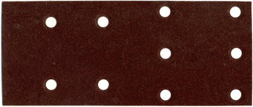 CARTA ABRASIVA per Levigatrice Orbitale MAKITA BO4566 Grana 60 100X240 mm 10 pz