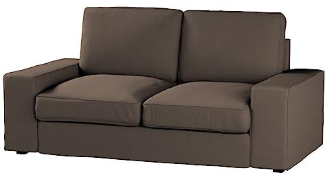 dekoria Ersatz für Bezug für Kivik 2-Sitzer Sofa Husse passend für Modell Kivik, braun