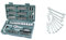 Mannesmann - M29166 - Set chiavi a tubo e inserti 130 pz. + Mannesmann - M 130-12DIN - Set chiavi ad anello e chiavi inglesi, 12 pz., 6-22 mm, CV, GS