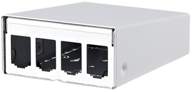 METZ CONNECT Modul AP-Gehäuse 4 Port reinweiß RAL9010