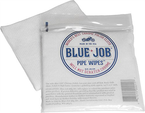 Blue Job Chrome Exhaust Pipe Wipe For Superior Polishing