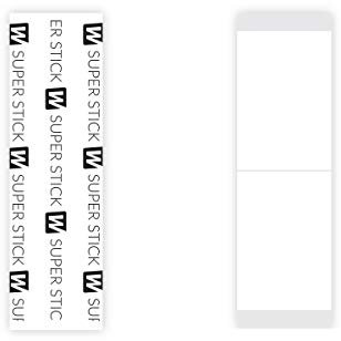 Walker's Superstick Straight Adhesive Tape Strips - 36 Pack - for Lace Wigs & Toupees