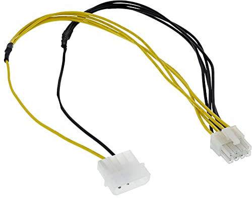 InLine 26630 Stromadapter, 4pol zu 8pol, Netzteil zu Mainboard, 0,45m