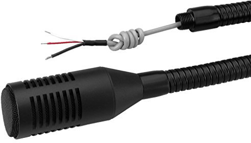 Monacor 231550 DMG-400 Dynamisches Mikrofon (Schwanenhals), Schwarz
