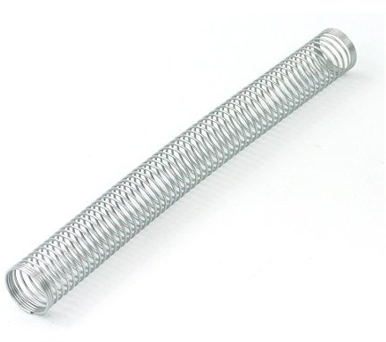 Aquatuning GmbH Knickschutzfeder einzeln 19,1mm (200mm Lang) - Schlauchschutz - Silber