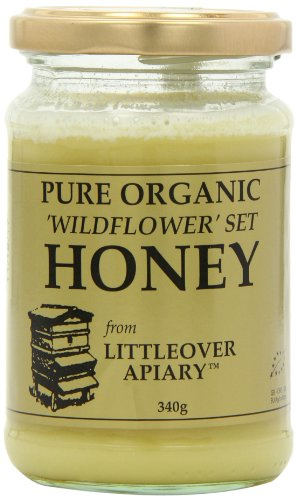 Littleover Apiary Pure Organic 'Wildflower' Set Honey 340 g (Pack of 4)