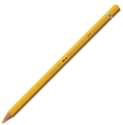Faber-Castell Art & Graphic Albrecht Dürer Watercolour Pencil, 108, Dark Cadmium Yellow, for Craft, Drawing, Sketching, Home, School, University, Colouring