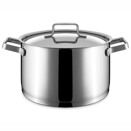 Pujadas Idea - Cacerola Alta con Tapa, 20 cm