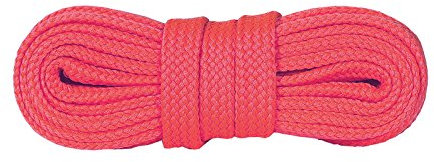 Kaps Sneakers Laces, lacets durables de qualité pour chaussures de sport, fabriqués en Europe, 1 paire, plusieurs couleurs et longueurs (120 cm - 47 inch - 7 à 9 paires d'oeillets/pink fluorescent)