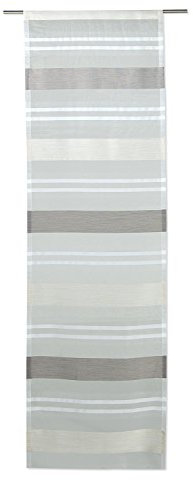 Flächenvorhang Schiebevorhang Schiebegardine Vorhang | Beige-Schlamm | 60x245 cm | Polyester