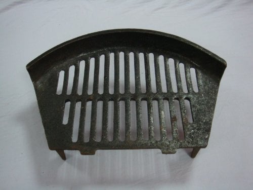 Inglenook 16 Fire Grate Cast Iron Stool Coal Log Fireplace Black Front Open Basket