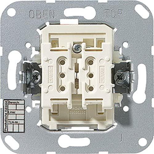 Jung 4072.02LED KNX Taster Busankoppler 2-Fach - Mittenstellung