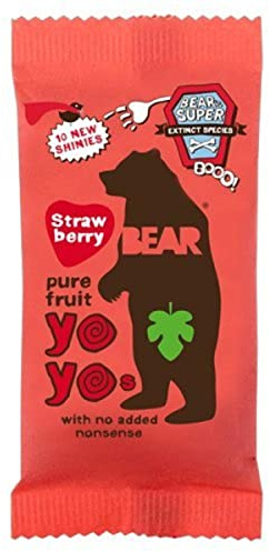 BEAR Yoyos Strawberry 2 Rolls 20g
