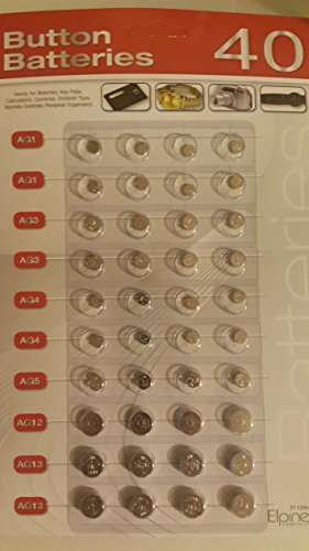 100 X Assorted Button Cell Batteries Watches,Games ETC
