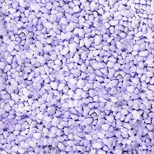 Eurosand Zierkies (1L=5,90EUR) Granulat, Dekosand 2-3 mm, Flieder, 500ml/750gr