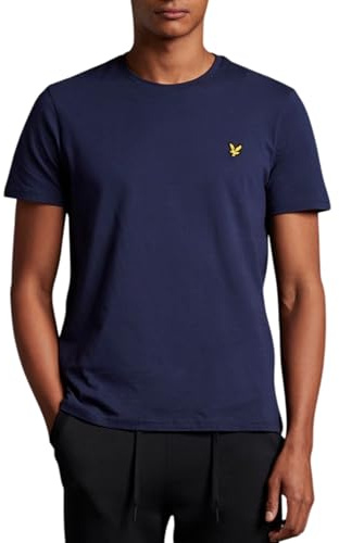 Lyle & Scott Men's Organic Cotton Plain T-Shirt, Navy