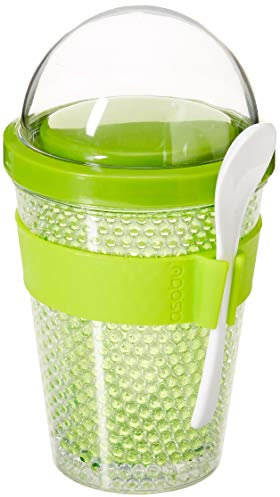 ASOBU Chill Ich 2 Go Cal 1Stück (S) Tasse und Becher – Tasse/Glas (Dessert, nur, 0,386 L, Limette, 1 Stück (S))