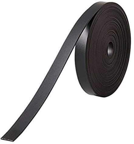 Nobo 1901053 Magnetband selbstklebend (10 m Länge) schwarz