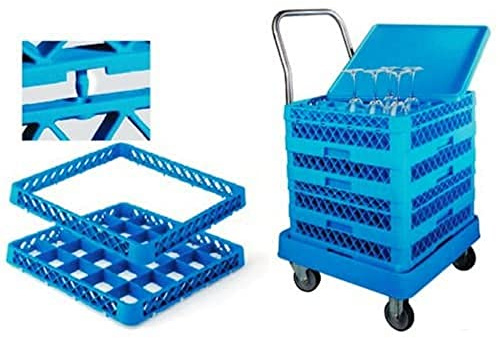 Lacor 69211 – Korbwagen mit Profi-Küche-Qualitätsgriff | Langlebiges Profi-Utensil; entwickelt für optimale Leistung und schnelle, unkomplizierte Reinigung in der Spülmaschine