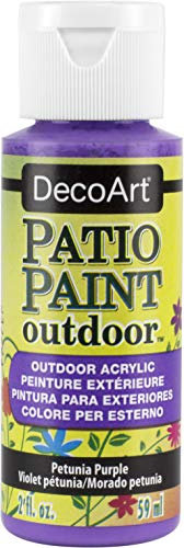 DecoArt Outdoor Acylic Paint, Acrylic, Petunia Purple, 59ML