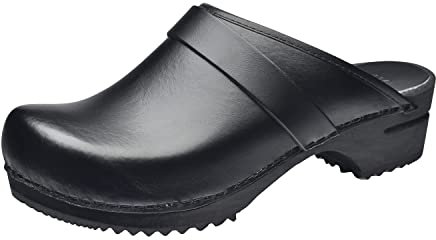 Sanita Wood Rita Open, Damen Clogs, Schwarz (Black 2), 40 EU (6.5 UK)