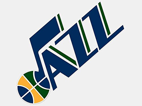 NBA Utah Jazz Perfect Cut Color Decal, 10,2 x 10,2 cm, mehrfarbig, 10,2 x 10,2 cm