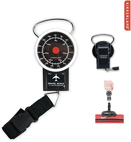 Kikkerland Gepäckwaagen, Schwarz