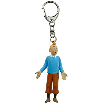TINTIN JERSEY BLEU - Porte-clés Tintin - 5,5 cm