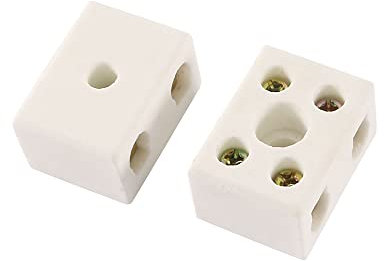 Sourcingmap - Ceramica Morsettiera;Tipo : 2W5H 2 Pezzi