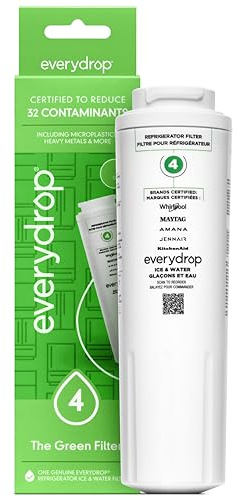 everydrop® by Whirlpool Ice and Water Refrigerator Filter 4, EDR4RXD1, Single-Pack
