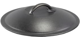 Lodge BOLD 10 Inch Seasoned Cast Iron Lid, Design-Forward Cookware,Black