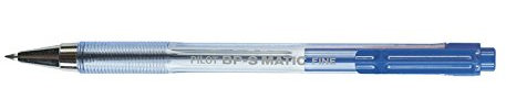 Pilot BP-S Matic Clip-on retractable ballpoint pen Fein Blau 1Stück(e)