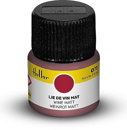 heller 9073 Acylfarbe 073 Weinrot matt
