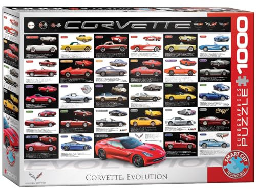 Eurographics 1000 Teile - Evolution der Covettes, 68x48cm