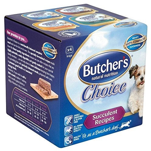 Butcher's Natural Nutrition Choice Succulent Meat - Foil Tray (4x150g) - Pack of 6