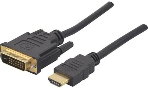 CUC exertis Connect 127875 2 m HDMI DVI Noir Câble et Adaptateur vidéo