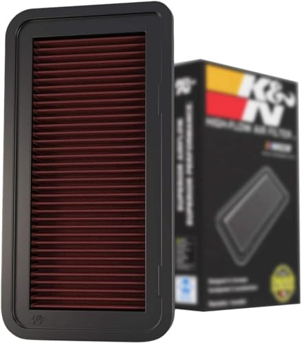 K&N Motorluftfilter: Erhöhen Sie Leistung und Beschleunigung, waschbar, Premium, Ersatz-Autoluftfilter: Kompatibel mit Chevrolet/GMC/Cadillac Truck und SUV V8 1999–2017, 33–2135 | kompatibel mit Chevrolet Silverado 1999-2015 (33-2135)