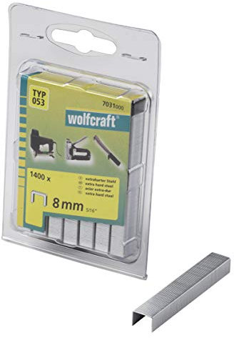 wolfcraft 1400 Klammern breit, X-Harter Stahl Typ 053 8 mm 7031000