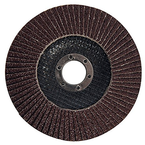 Silverline 868810 Korund-Fächerscheibe 125 mm, 40er-Körnung