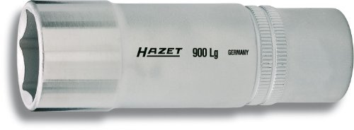 HAZET Steckschlüsseleinsatz 900LG-13, 1/2 Zoll (12,5 mm) Vierkant, SW 13 mm | 1/2 Zoll (12,5 mm) Vierkant hohl, Antrieb 1/2 Zoll (12,5 mm) Vierkant hohl, Abtrieb Außen-Tractionsprofil Sechskant, SW 13 mm