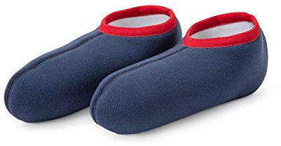 Kaps Calzini Foderati per Stivali e Stivali di Gomma, Scarpette Wellington, Realizzati in Feltro e Cotone, Protezione dal Freddo e dal Gelo Invernale, per Uomo e Donna, (45-46 EU)