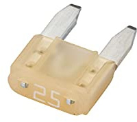 HELLA 8JS 728 596-091 Sicherung - Mini-Flachstecksicherung - 25A - weiß - Menge: 50