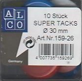 Alco Posternägel 159-26 30mm bunt sortiert 10 Stück