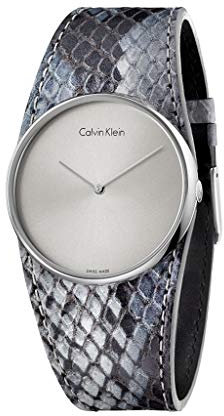 Calvin Klein DamenArmbanduhr Analog Quarz Leder K5V231Q4
