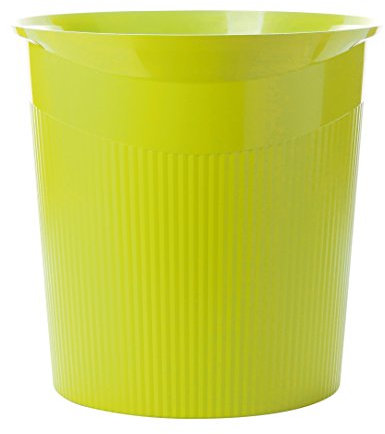 HAN Papierkorb HAN LOOP 18140-50 in Trend Colour Lemon / 13 Liter Fassungsvermögen/trendiges Design/Stabiler & schmutzunempfindlicher Mülleimer / 6 Stück
