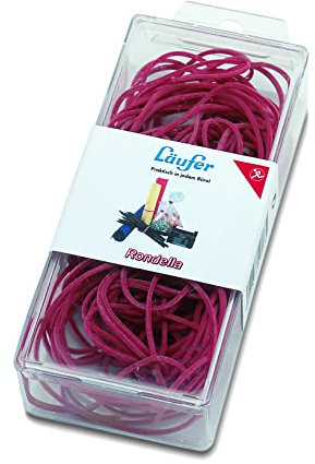 Läufer 59068 Rondella Gummiringe Nr. 6, Durchmesser 40 mm, 50g Dose, rot, besonders langlebig