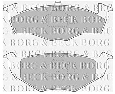 Borg & Beck BBP1555 Brake Pads To Fit Seat Cordoba/Ibiza VW Golf