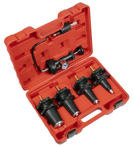 Sealey VS0033 Cooling System Pressure Test Kit, 5 Pieces